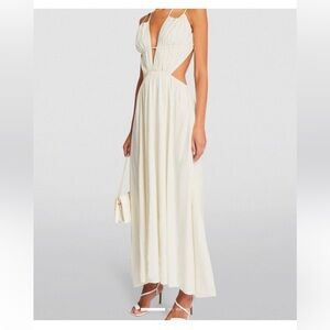 Cult Gaia Dua Dress in Ivory